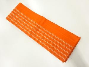 縞模様織出し半幅帯